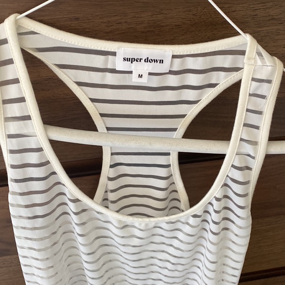 White Superdown Sheer Coverup - Picture 4 of 10